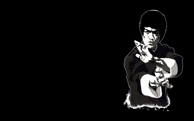 Обои картинки фото рисованные, люди, bruce, lee