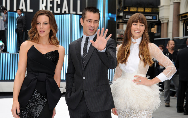 Обои картинки фото kate, beckinsale, colin, farrell, jessica, biel, разное, знаменитости, джессика, бил, колин, фаррел, кейт, бекинсейл