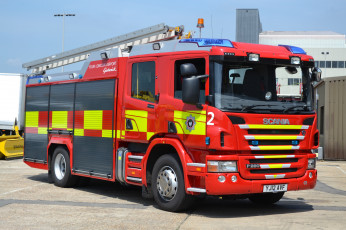 Картинка автомобили пожарные+машины автомобиль пожарный спецтехника красный колеса дорога