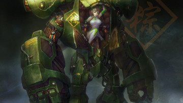 Картинка фэнтези роботы +киборги +механизмы машина металл