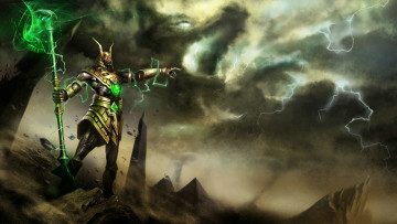 Картинка league+of+legends видео+игры магия египет анубис буря пирамиды загробного повелитель