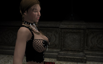 обоя 3д графика, people , люди, девушка, взгляд