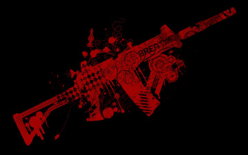 Картинка рисованные минимализм автомат