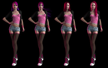 Картинка 3д+графика people+ люди девушки