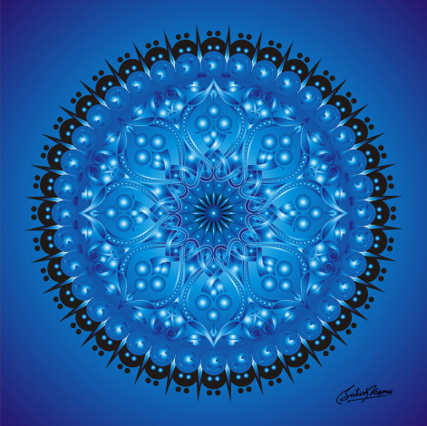 Обои картинки фото рисованные, абстракция, фрактал, цвета, узор, фон