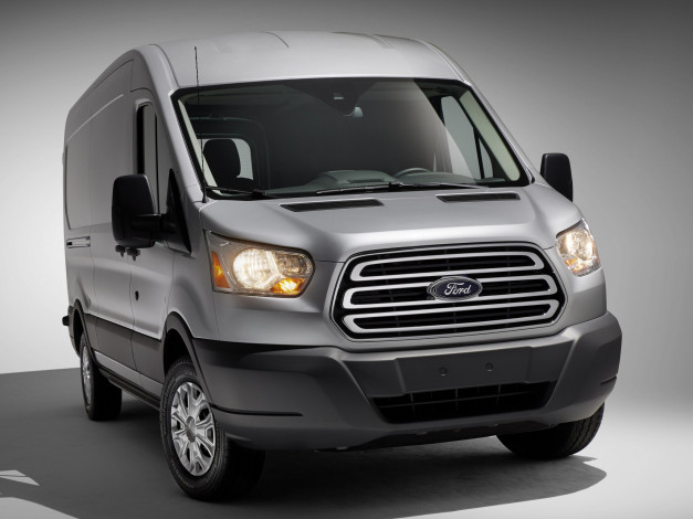 Обои картинки фото автомобили, ford, transit, lwb, van, us-spec, 2014
