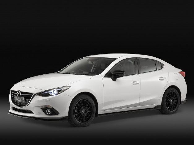 Обои картинки фото автомобили, mazda, 2014, bm, au-spec, sedan, mazda3, светлый
