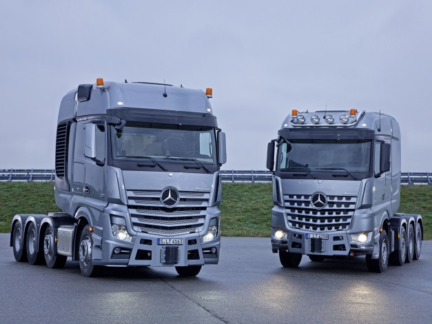 Обои картинки фото автомобили, mercedes trucks, mercedes-benz