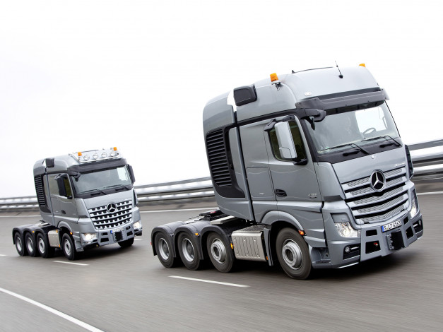 Обои картинки фото автомобили, mercedes trucks, mercedes-benz