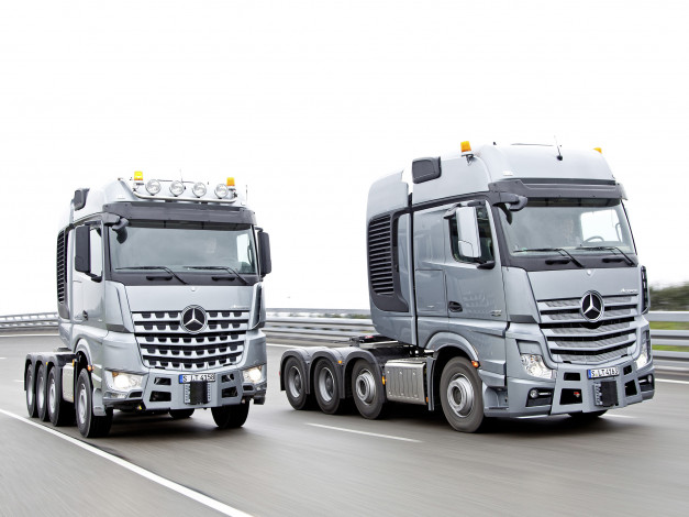 Обои картинки фото автомобили, mercedes trucks, mercedes-benz