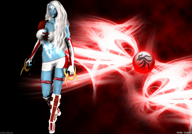 Обои картинки фото 3д графика, fantasy , фантазия, девушка, фон