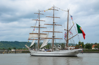 Картинка sagres корабли парусники мачты корабль вымпел паруса