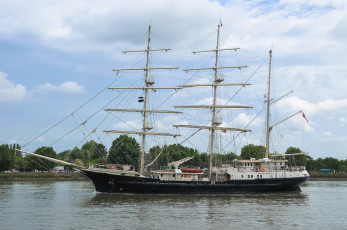 Картинка tenacious корабли парусники вымпел паруса корабль мачты