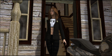 Картинка 3д+графика люди+ people девушка взгляд фон