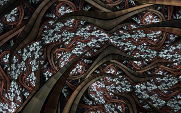 Картинка 3д+графика фракталы+ fractal фон узор цвета