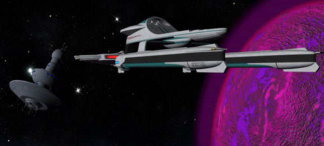 Обои картинки фото космос, арт, звезды, вселенная, космический, корабль