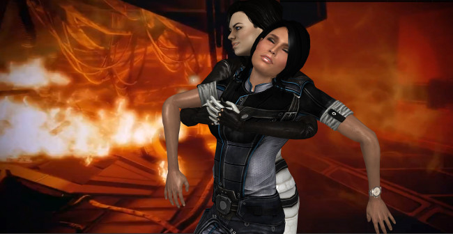 Обои картинки фото 3д графика, фантазия , fantasy, девушки, взгляд, фон