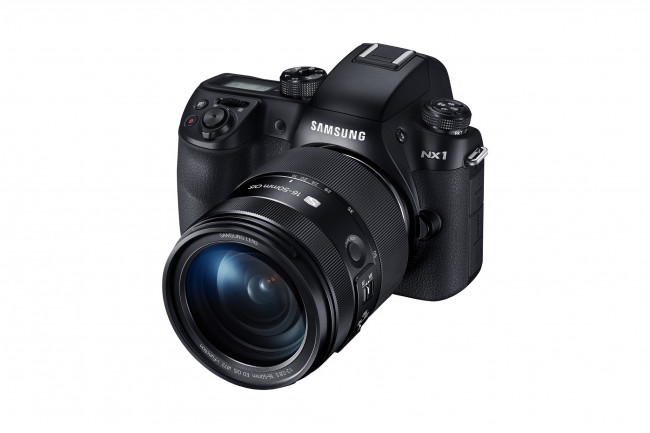 Обои картинки фото samsung to release premium mirrorless smart camera nx1, бренды, samsung, камера, цифровая