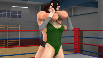 обоя 3д графика, люди , people, фон, девушка, борьба, мужчина