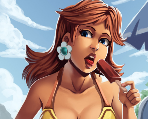 Обои картинки фото векторная графика, девушки , girls, фон, взгляд, девушка