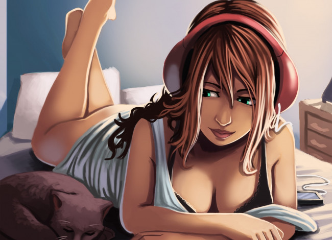 Обои картинки фото векторная графика, девушки , girls, девушка, взгляд, фон