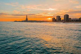 Картинка города -+пейзажи рассвет