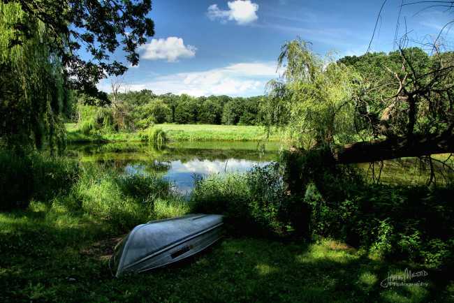 Обои картинки фото корабли, лодки,  шлюпки, лес, река
