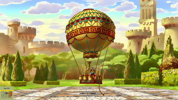 Картинка календари кино +мультфильмы деревья шар здание 2018