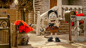 Картинка календари кино +мультфильмы полив цветы шланг мальчик 2018