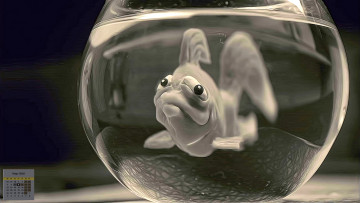 Картинка календари кино +мультфильмы рыба взгляд аквариум 2018