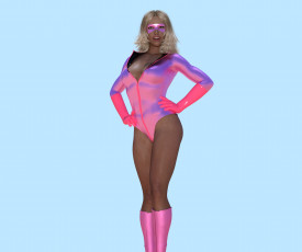 Картинка 3д+графика люди+ people девушка фон взгляд