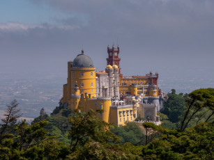 Картинка sintra+-+pena+palace города -+дворцы +замки +крепости простор