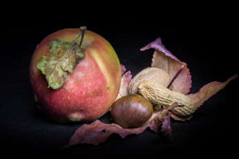 Картинка еда Яблоки снедь