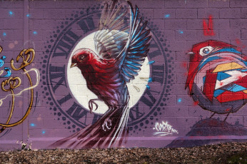 Картинка разное граффити забор улица