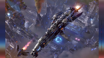 Картинка календари фэнтези звездолет