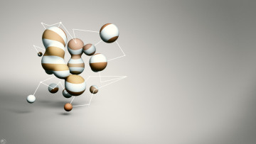 Картинка 3д+графика шары+ balls шары фон