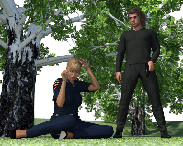 Обои картинки фото 3д графика, фантазия , fantasy, взгляд, фон, девушка