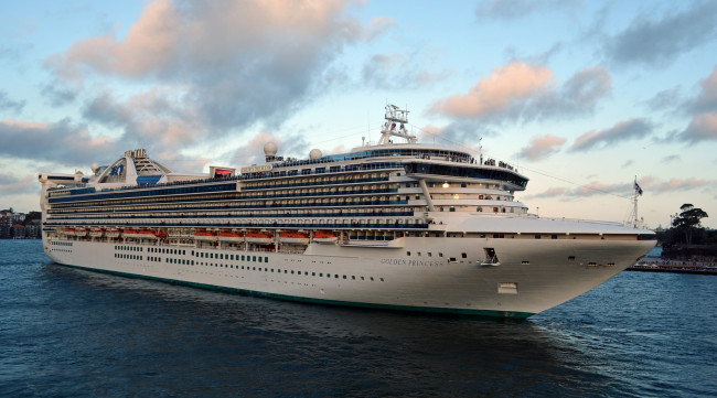 Обои картинки фото golden princess, корабли, лайнеры, круиз, лайнер