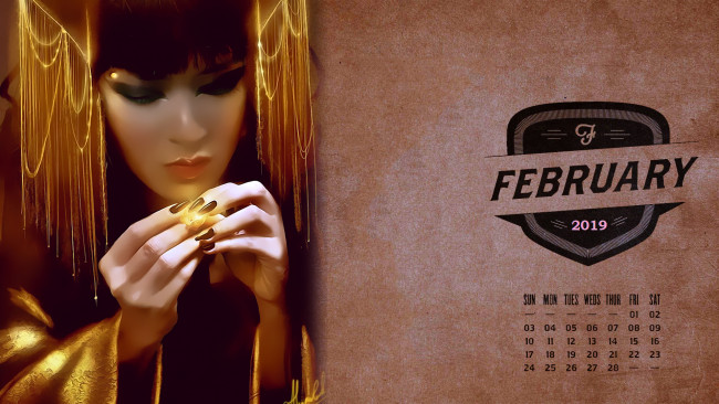 Обои картинки фото календари, фэнтези, девушка