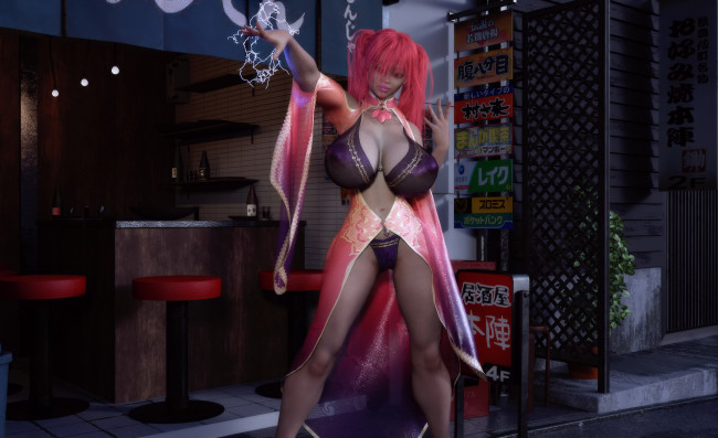 Обои картинки фото 3д графика, люди , people, девушка, фон, взгляд