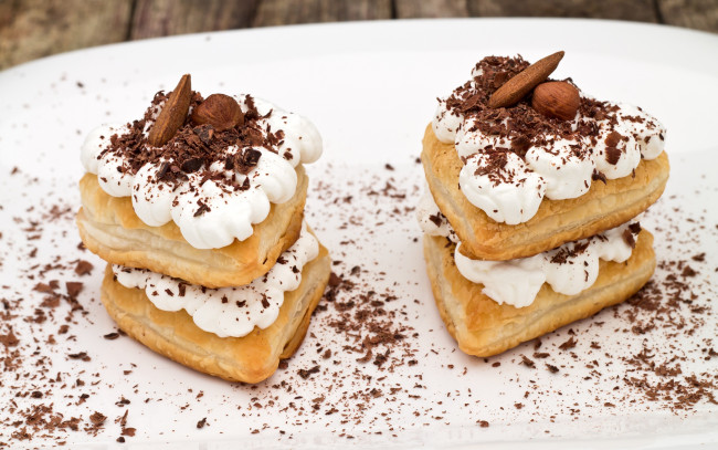 Обои картинки фото еда, пирожные,  кексы,  печенье, печенье, слоеное