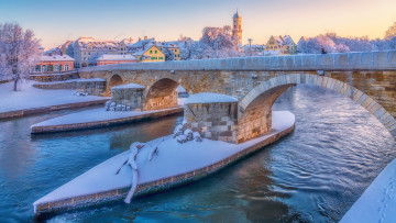 обоя города, регенсбург , германия, регенсбург