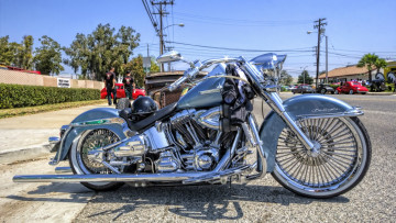 Картинка мотоциклы harley-davidson deluxe