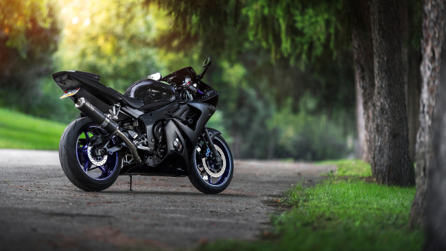 Обои картинки фото мотоциклы, yamaha, yzf-r6