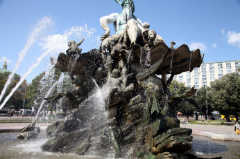 Картинка города берлин+ германия фонтан