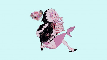 Картинка аниме virtual+youtuber виртуальный ютубер