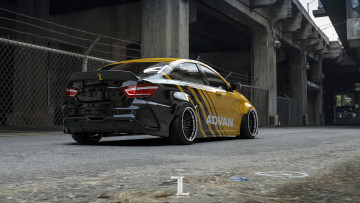 обоя автомобили, 3д, lada