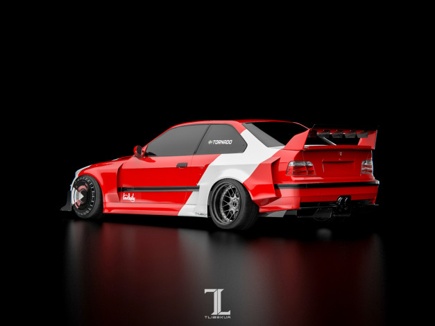 Обои картинки фото автомобили, 3д, bmw