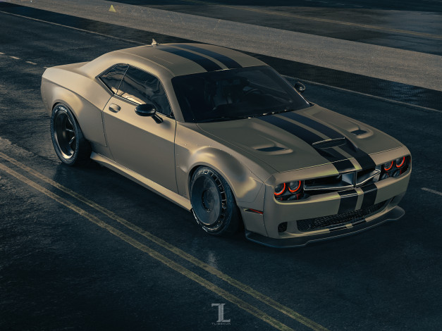 Обои картинки фото автомобили, 3д, dodge