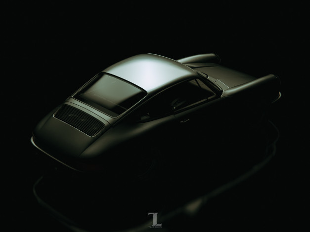 Обои картинки фото автомобили, 3д, porsche